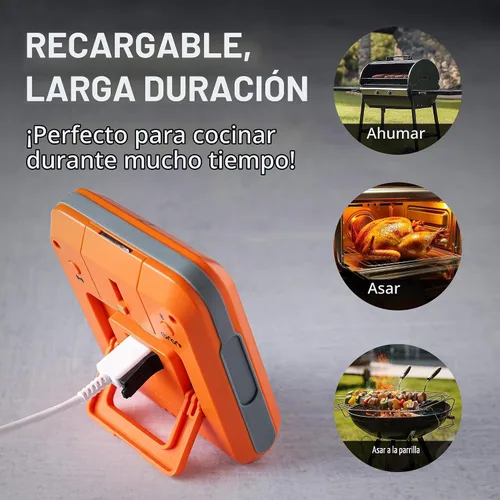 Vista 8 de TempPro TempSync - Termómetro Bluetooth para carne de 650 pies con 2 sondas