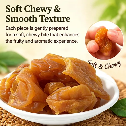 Vista 4 de níspero seco 16OZ de Chuan Bei, bocado seco dulce natural suave de los nísperos de la fruta