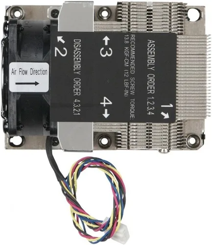 Vista 3 de Supermicro SNK-P0068APS4 LGA 3647-0 2U & UP X11 Purley Plataforma CPU disipador de calor