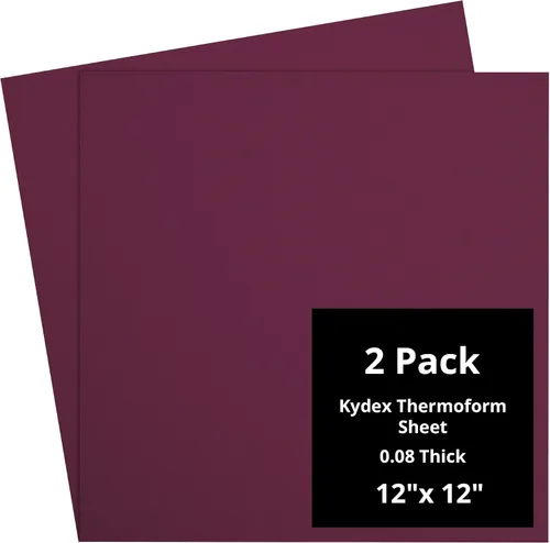 Vista 154 de Kydex Sheets - Solid Color DIY Kit for Crafting Holsters, Sheaths, and Mag Pouches - (8x8, 8x12, 12x12), Premium Thermoform Sheets - Thick, Durable