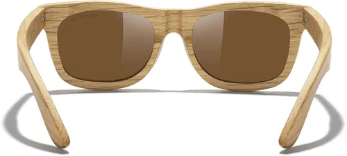 Vista 4 de MERRY'S Gafas de sol polarizadas de madera para hombre 100% UV vintage Eyewear S5140