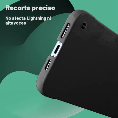 Vista 6 de GRECAZO Funda delgada sin bordes para iPhone 13 Pro Max, ultra fina, color Negro