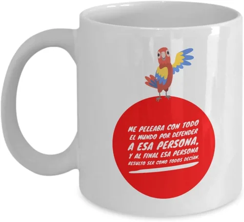 Vista 5 de Regalo para amigos Taza de cafe para hermana/o Perfecto regalo para graduados, profesionales y estudiantes Vaso con afirmaciones positivas