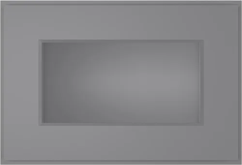 Vista 8 de LOVMOR Armarios de pared, botiquines con puertas de cierre suave, muebles decorativos para salas de estar, dormitorios, cocinas, lavanderías, gris