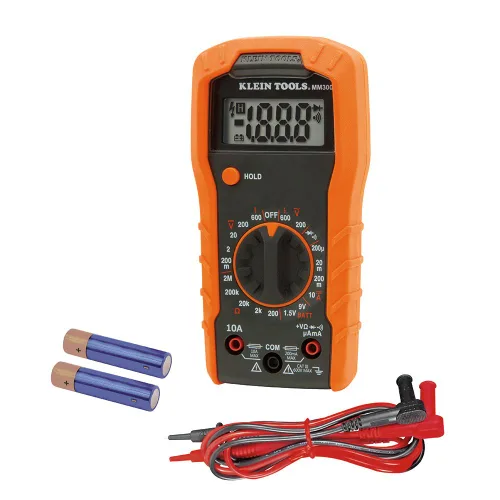 Vista 11 de Kit de prueba eléctrica Klein Tools 80067 con termómetro digital IR, multímetro, probador de voltaje sin contacto en forma de bolígrafo y probador