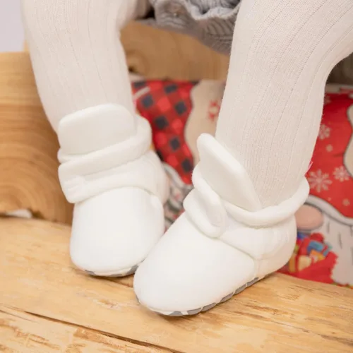 Vista 110 de Sawimlgy - Botines de algodón antideslizantes para recién nacido, con agarre, para cuna o para el invierno