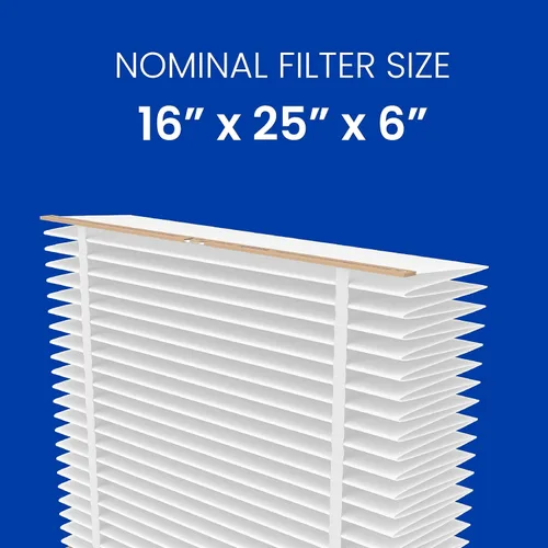 Vista 2 de AprilAire 401 Filtro de repuesto para horno para AprilAire 2400, Purificadores de aire para toda la casa Space-Gard 2400 - MERV 10, Filtro de aire