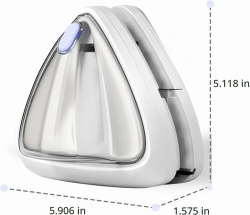Vista 9 de Cepillo magnético para limpiaparabrisas, limpiador de ventanas de doble cara lleno de agua, cepillo magnético de limpieza de vidrio para ventana