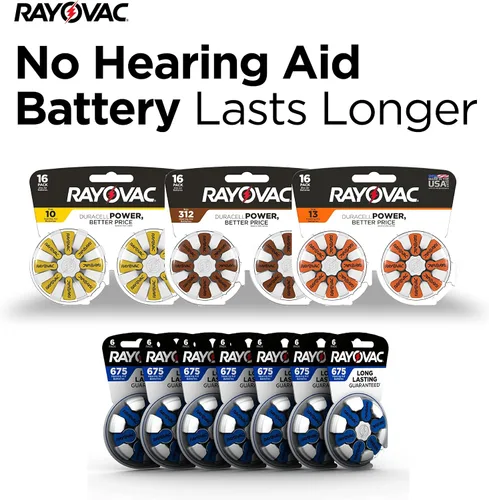 Vista 2 de Rayovac Baterías para audífonos tamaño 675 para audífonos (42 unidades)