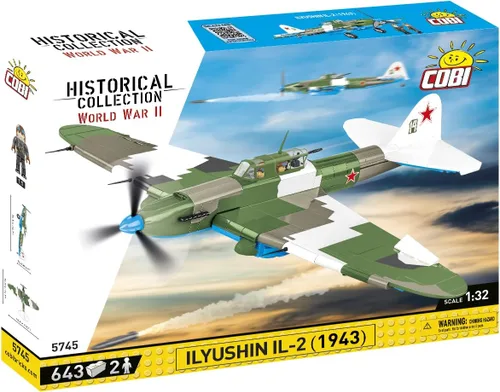 Vista 2 de COBI Colección Histórica Segunda Guerra Mundial IL-2 (1943) Avión