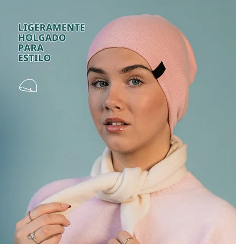 Vista 6 de Gorra Revony para Quimioterapia - Suave y Amigable con la Piel - 100% Algodón Verde militar