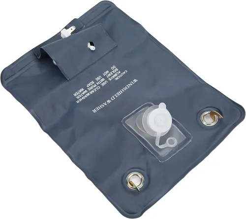 Vista 9 de Bomba de lavado de parabrisas de automóvil, kit de lavado de parabrisas fácil de reemplazar, práctico kit de bolsa de lavadora con bomba