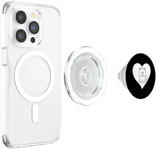 Vista 4 de Chow Chow Heart Funny Chow Chow Dog Lover PopSockets MagSafe PopGrip para iPhone
