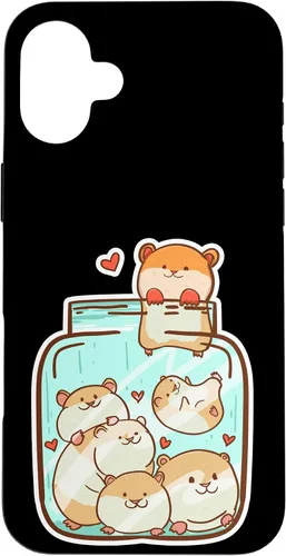 Vista 23 de Hamsters in a Jar Cute Animal Hammy Owner Pet Lover Gift Case for iPhone 17