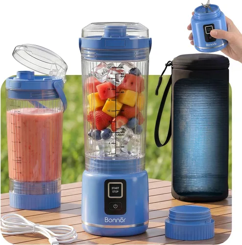 Vista 14 de Cordless Portable Blender for Smoothies, Shakes and Ice Crushing Black