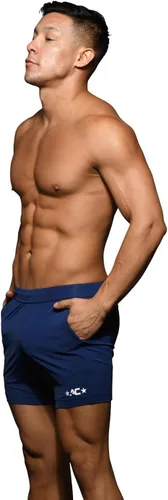 Vista 3 de Andrew Christian Pantalones cortos de malla elásticos VPL para gimnasio