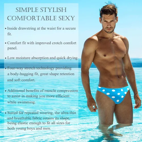 Vista 4 de Bañador de los hombres, trajes de baño de los hombres, trajes de baño para hombre, trajes de baño para hombre, trajes de baño de dibujos animados