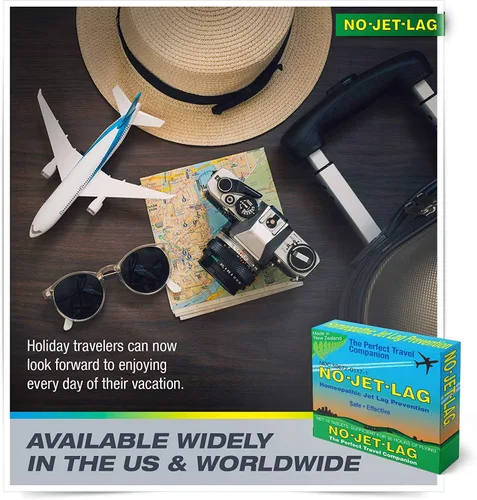 Vista 9 de Miers Laboratories No Jet Lag Homeopathic Jet Lag Remedy (1 Pack, 32 Chewable Tablets), Travel Must Have, Flight Essential for Jet Lag Relief