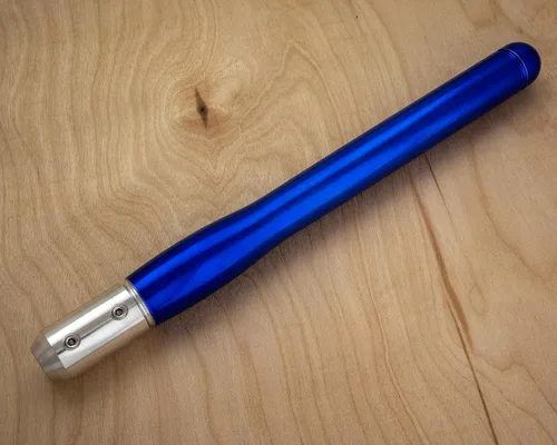 Vista 3 de Simple Woodturning Tools Juego de 5 herramientas de torneado de madera de carburo más mango intercambiable (mango azul zafiro), fabricado en Estados