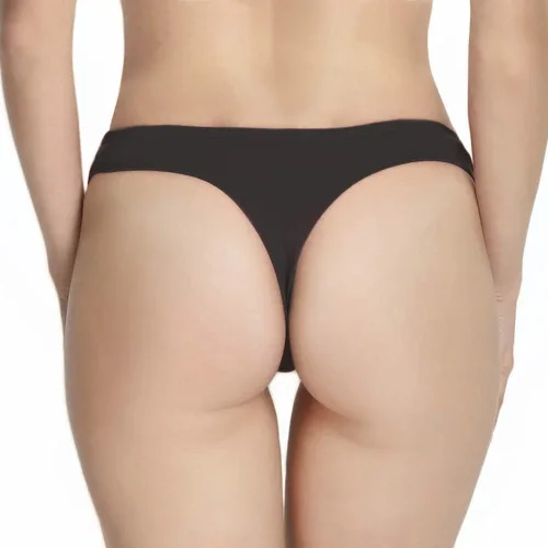 Vista 3 de ANZERMSIX - Parte de abajo de bikini tipo tanga algodón transpirable paquete de 6