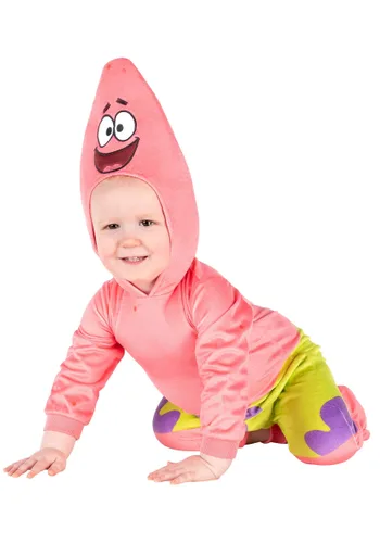 Vista 4 de Disfraz Infantil de Patrick de Bob Esponja Multicolor