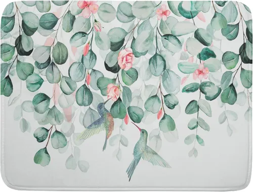 Vista 19 de Tapete de secado de platos de cabaña rústica, tapete escurridor de vida silvestre de oso del bosque, alce, 18 x 24 pulgadas, almohadilla escurridor