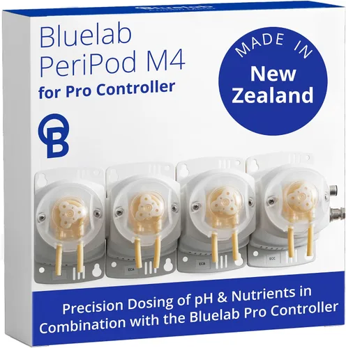 Vista 3 de Bluelab PERIPODM3 Peripod M3 para controlador Pro, dosificación para pH y nutrientes, 3 bombas con accesorios