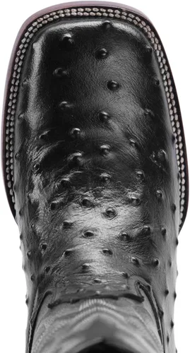Vista 2 de Joe Boots Western Boots Para Hombre Avestruz Print Cuero 701