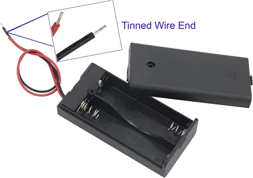 Vista 5 de Flever Accesorio de casa de bricolaje para casa de muñecas en miniatura, 3 paquetes de baterías AA con 6 cables de luz LED