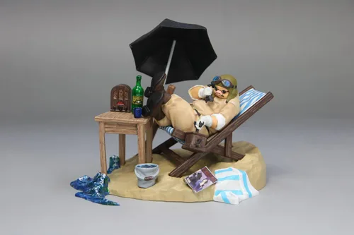 Vista 5 de Fine Mold Studio Ghibli Vignette Collection No.1 Red Pig Polco of Hide Non-Scale Plastic Model GV1 Moldeado