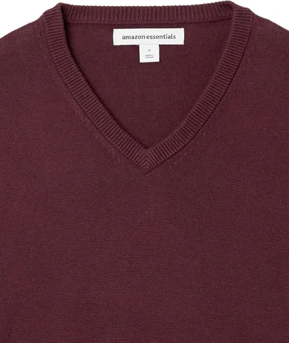 Vista 8 de Tienda Essentials Suéter con cuello en V, para hombre