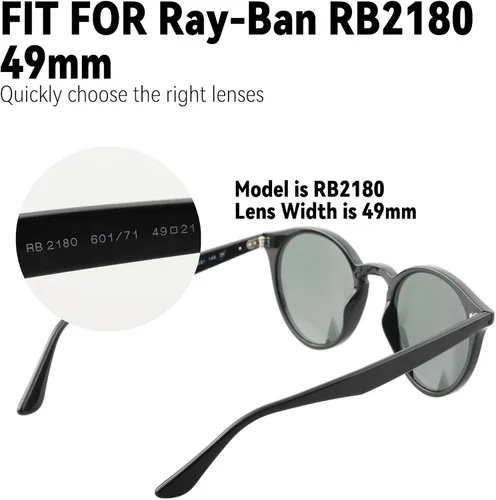 Vista 2 de Lentes de repuesto para gafas de sol Ray-Ban RB2180 de 1.929 in