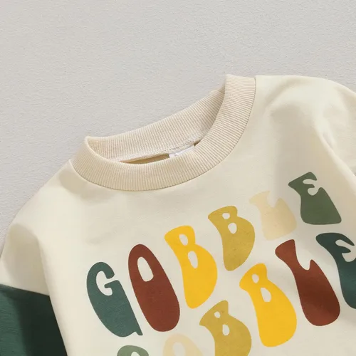 Vista 2 de FYBITBO Ropa de Halloween para bebé niña y niño, sudadera de manga larga, traje de otoño e invierno