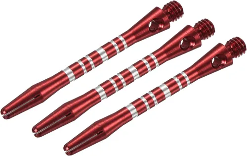 Vista 6 de PATIKIL Dart Shafts - Tallos de dardos de aluminio de rosca mediana de 2BA, accesorios de lanzamiento para puntas de acero Negro