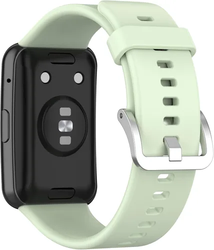 Vista 15 de E ECSEM Correas compatibles con HUAWEI Watch FIT - Correa de repuesto suave, flexible e impermeable, accesorio clásico, para Huawei Watch FIT Negro