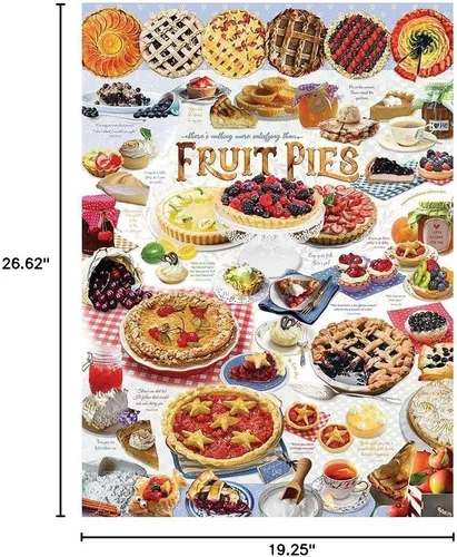 Vista 3 de Cobble Hill - Rompecabezas de 1000 piezas – Pie Time – Póster de muestra incluido