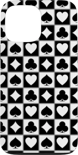 Vista 24 de Playing Card Suit, Hearts, Spades, Diamonds, Clubs, Poker Case for iPhone 17