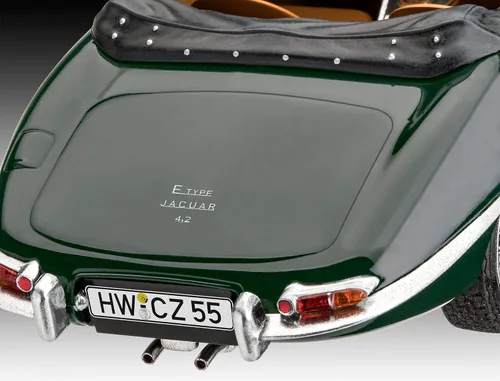 Vista 5 de ドイツレベル(Revell) Nivel alemán 07687 1/24 Jaguar E-Type Roadster Modelo de plástico