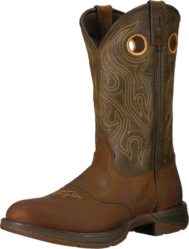 Vista 8 de Durango Botas Rebel Western para hombre Cactus de café