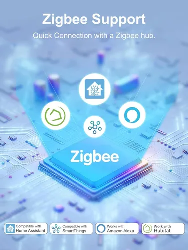 Vista 2 de UseeLink ZigBee Smart Power Strip Plug,ETL Certified,ZigBee Hub Required,Compatible with Alexa, Google Home,Compatible Echo Devices and