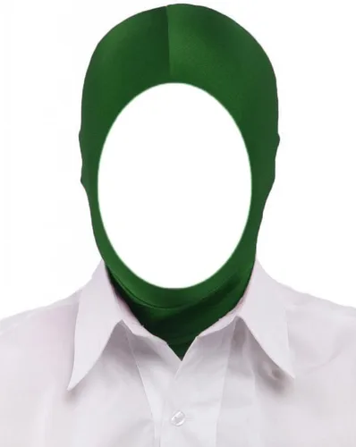 Vista 5 de Máscara de elastano con capucha elástica Zentai para hombre y mujer, para Halloween, cosplay, accesorios de disfraz