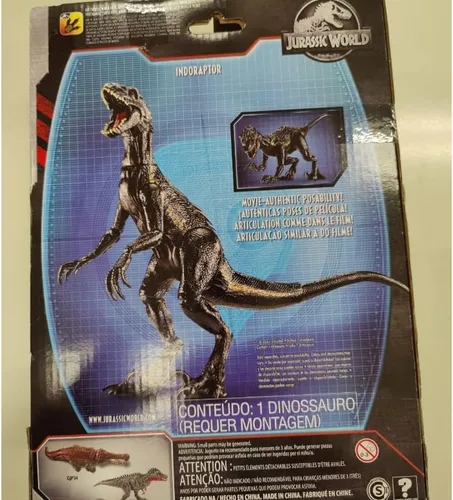 Vista 2 de Indoraptor Villian Dinosaur Posable Figura Jurassic World Fallen Kingdom 10