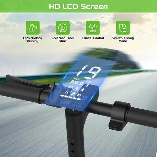 Vista 6 de MAXSHOT Scooter eléctrico para niños grandes, velocidad máxima 9/16/19MPH