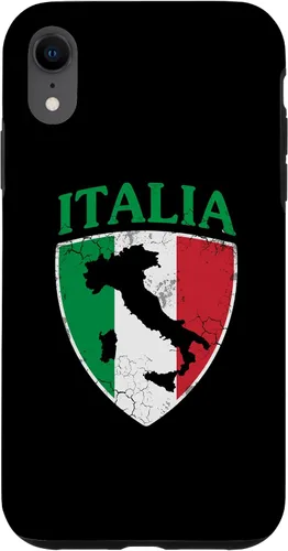 Vista 25 de Italia Flag Crest Italy Italian Family Vintage Distressed Case for iPhone 17