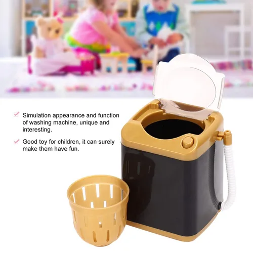 Vista 4 de Lavadora, mini lavadora eléctrica para brochas de maquillaje, máquina automática de limpieza de secado rápido de plástico de simulación para mujeres
