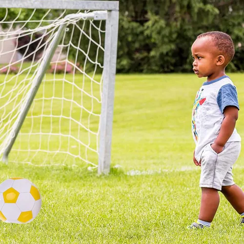 Vista 7 de Balón de fútbol tamaño 2 con bomba pequeña y aguja para entrenamiento en interiores y exteriores, práctica, sofá, escuela, regalo para niños
