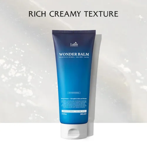 Vista 7 de LA'DOR Wonder Balm 6.8 fl oz Tratamiento Capilar Acondicionador Hidratante Proteína Seda Nutre Intensamente los Rizos con Sustancias Irreemplazables