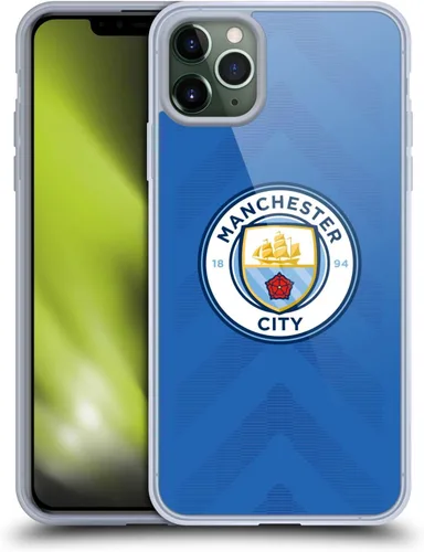 Vista 46 de Head Case Designs Funda de gel con licencia oficial del Manchester City Man City FC Away 2022/23 [protección de grado militar] compatible con Apple