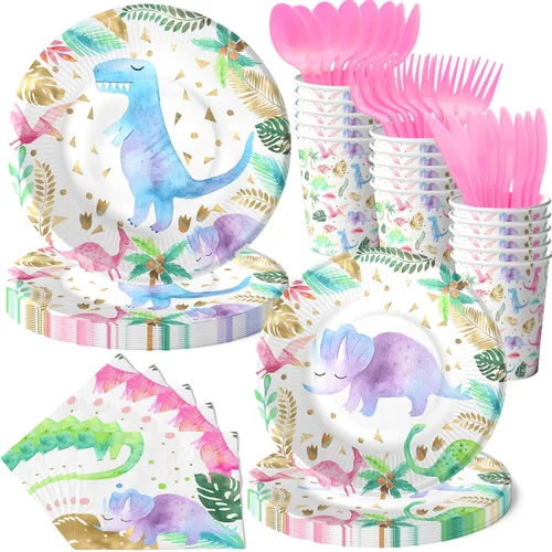 Vista 7 de Centros de mesa de dinosaurio para baby shower, 12 piezas de centros de mesa de nido de abeja de dinosaurio para decoraciones, decoración de mesa