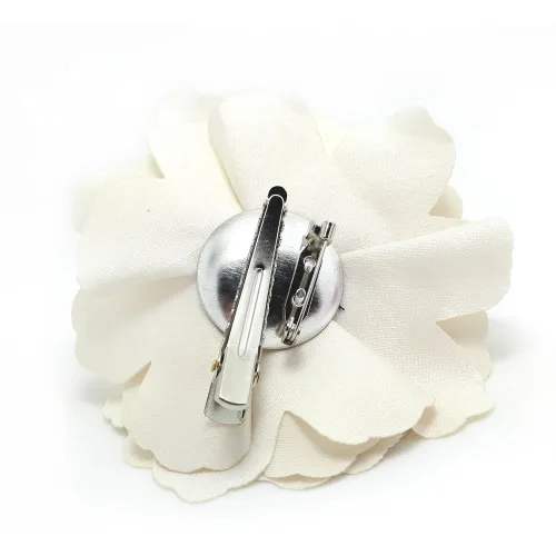 Vista 2 de Meilliwish Pinza para el pelo y broche de flores de camelias, Sin gemas.